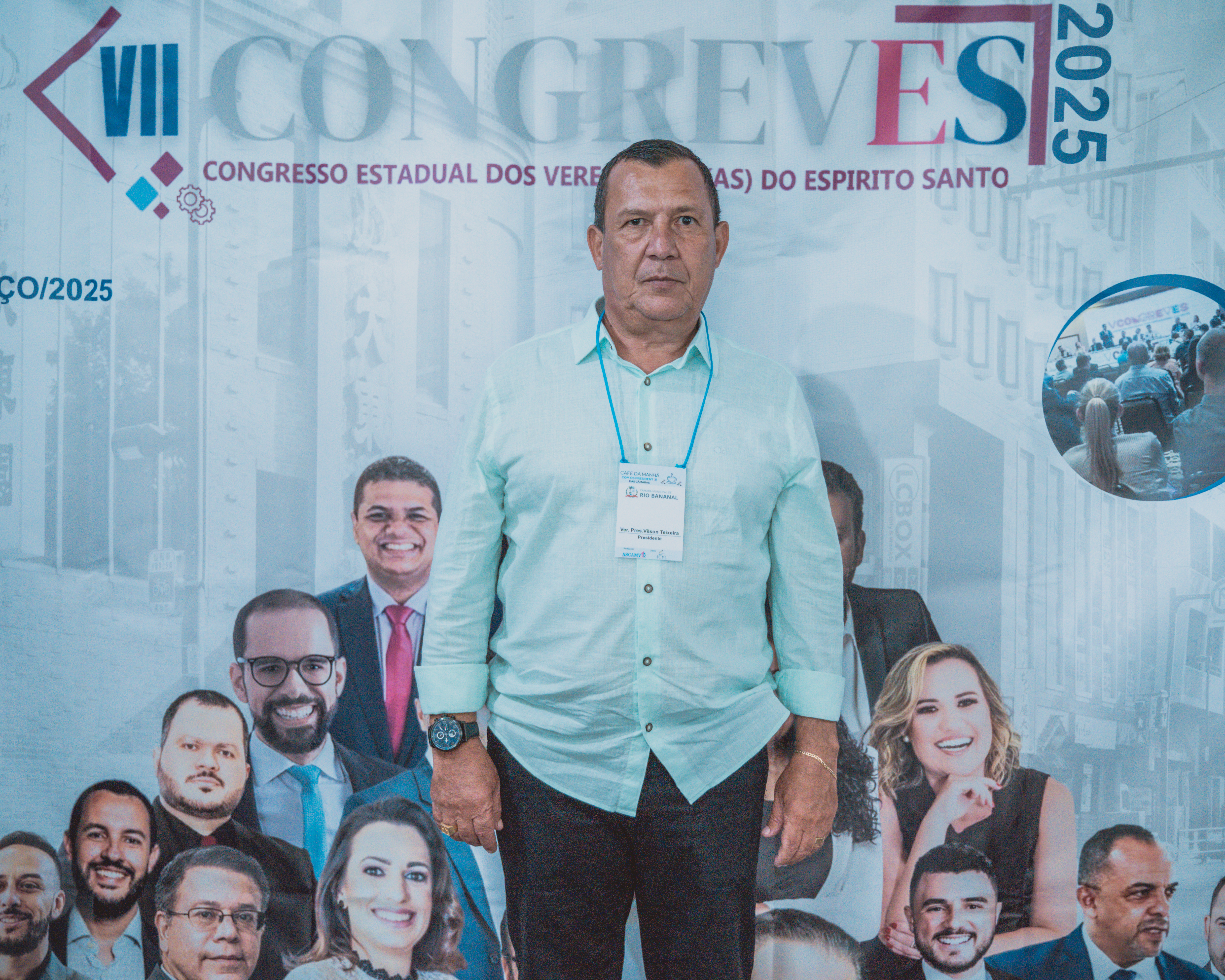 O presidente da Câmara Municipal Vilson Teixeira Gonçalves participou da ASCAMVES (Associação das Câmaras Municipais e de Vereadores do Espírito Santo). 